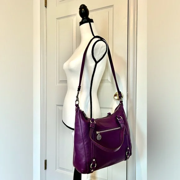 Coach Leather Alexandra Convertible Pebble Leather Tote F17566 - Picture 4 of 11